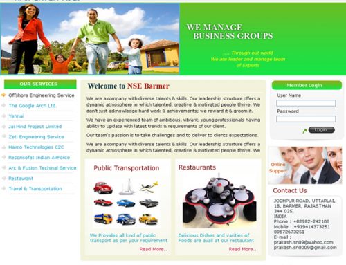 Corporate Services website