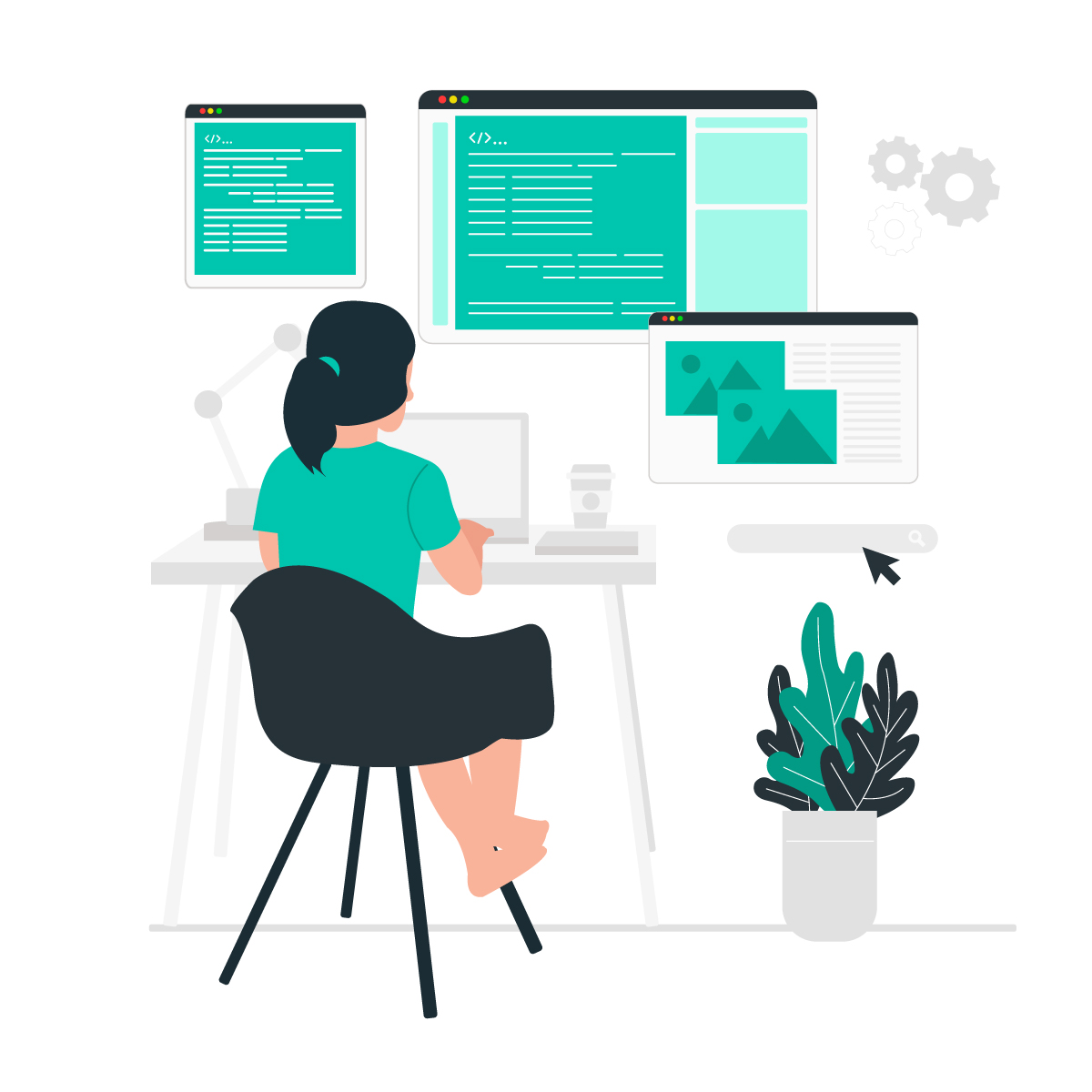 —Pngtree—web Development Concept Flat Design 5455391